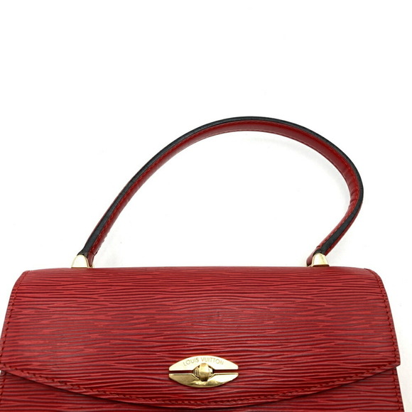 LOUIS VUITTON Red Leather Bag - Picture 5 of 9